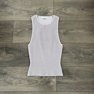 Aritzia Babaton Sculpt Knit Racer Tank